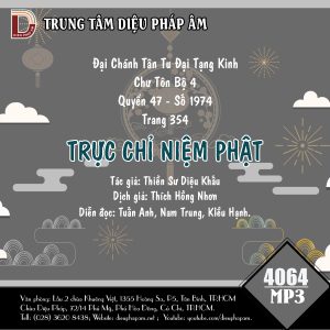 Trực Chỉ Niệm Phật - Thiền sư Diệu Khấu