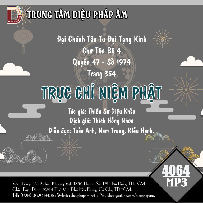 Trực Chỉ Niệm Phật - Thiền sư Diệu Khấu