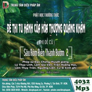 Đề Thi Tu Hành Của HT Quảng Khâm