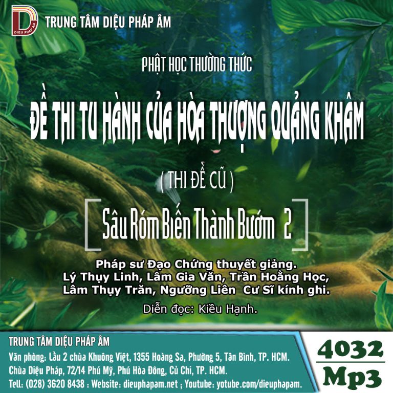 Đề Thi Tu Hành Của HT Quảng Khâm