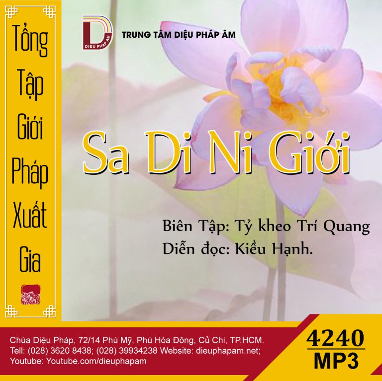 Tổng Tập Giới Pháp Xuất Gia tập 2 - Sa Di Ni Giới