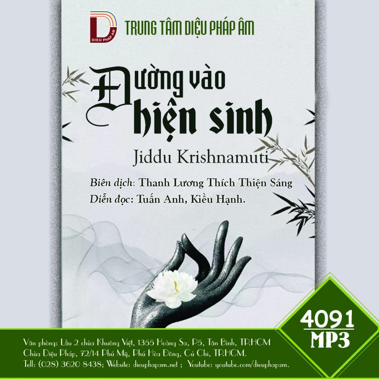 Đường Vào Hiện Sinh - Jiddu Krishnamurti