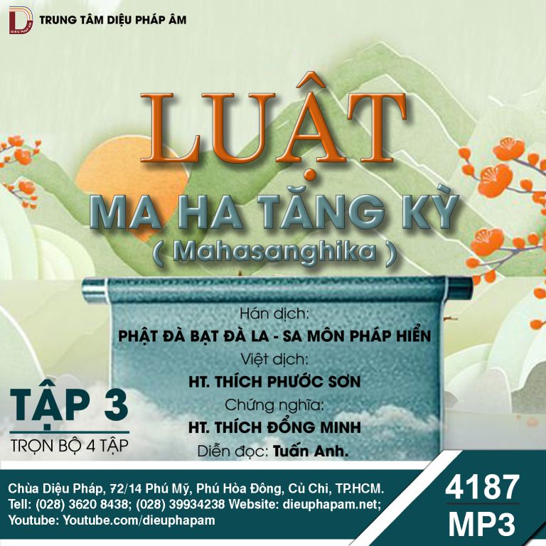 Luật Ma Ha Tăng Kỳ Tập 3