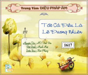 Tất Cả Đều Là Lẽ Đương Nhiên