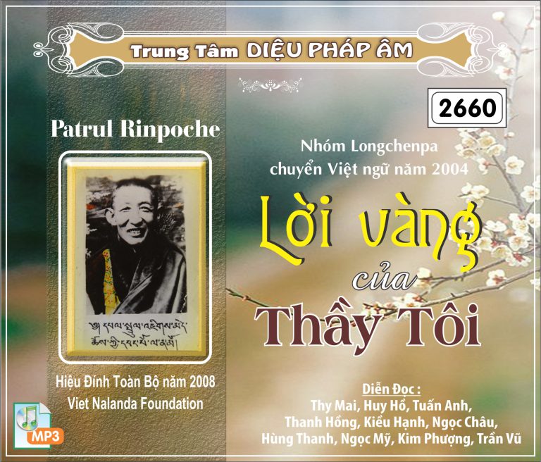 Lời Vàng Của Thầy Tôi - Patrul Rinpoche