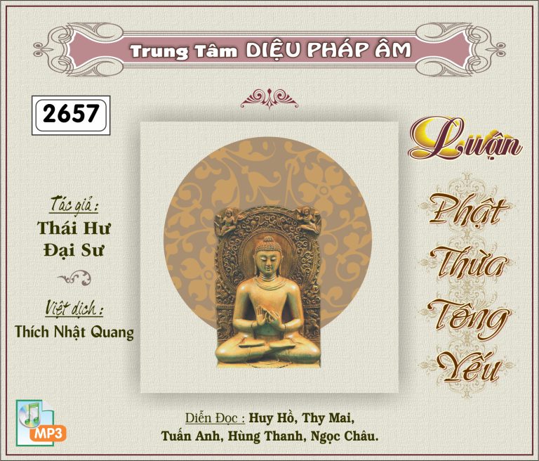 Luận Phát Thừa Tông Yếu - Đại Sư Thái Hư