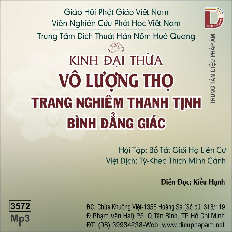 Kinh Vô Lượng Thọ - Hạ Liên Cư Hội tập - Kiều Hạnh đọc