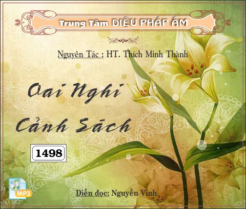 Oai Nghi Cảnh Sách - HT Thích Minh Thành
