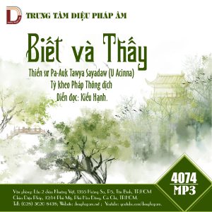 Biết Và Thấy - Thiền Sư Pa-Auk Tawa Sayada (U Acinna)