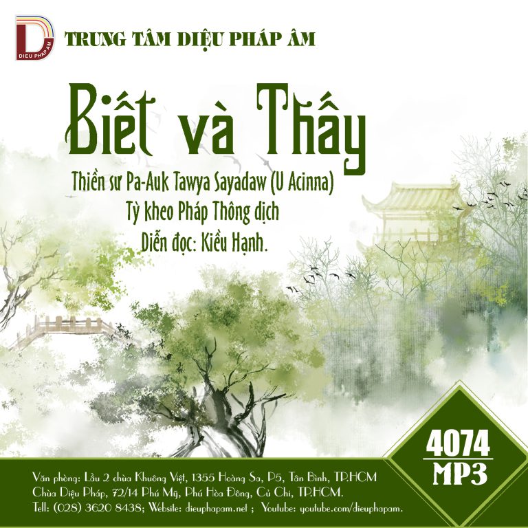 Biết Và Thấy - Thiền Sư Pa-Auk Tawa Sayada (U Acinna)